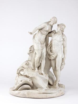 Franz Anton Zauner, Perseus und Andromeda, 1777, Gips, getönt, 78 × 60 × 52 cm, Belvedere, Wien ...