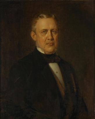 Eugen Felix, Der Präsident des Herrenhauses Ferdinand Graf Trauttmansdorff, 1887, Öl auf Holz,  ...