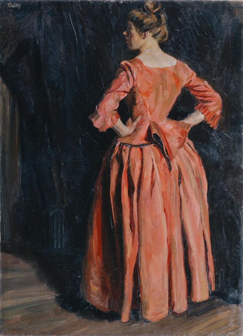 Wilhelm Thöny, Damenbildnis, 1911, Öl auf Leinwand, 170 x 130 cm, Belvedere, Wien, Inv.-Nr. 769 ...