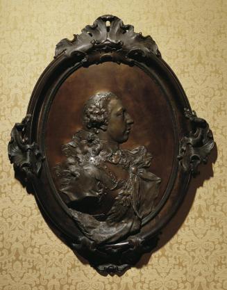 Franz Xaver Messerschmidt, Joseph II. als Erzherzog, um 1760/1763, Bronze, 125 x 98 x 8 cm (hoc ...
