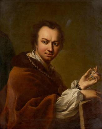 Martin van Meytens d. J., Selbstbildnis, 1731/1735, Öl auf Leinwand, 80 × 65 cm, Belvedere, Wie ...