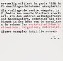 Marc Adrian/ Moucle Blackout, poemes inventionistes, 1958/1972, Siebdruck, 16 Blatt (inkl. Einb ...