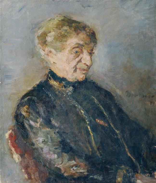 Edmund Pick-Morino, Bildnis einer alten Dame, 1921, Öl auf Leinwand, ungerahmt: 70 × 60 cm, Bel ...