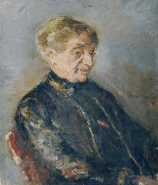 Edmund Pick-Morino, Bildnis einer alten Dame, 1921, Öl auf Leinwand, ungerahmt: 70 × 60 cm, Bel ...