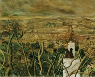 Arnulf Neuwirth, Algerische Landschaft, 1938, Öl auf Leinwand, 37,8 × 46 cm, Artothek des Bunde ...