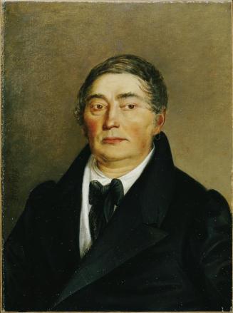 Josef Hölzl, Herrenbildnis, 1841, Öl auf Leinwand, 29,5 × 22 cm, Belvedere, Wien, Inv.-Nr. 4597