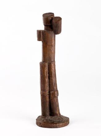Fritz Wotruba, Kleine stehende Figur II, mit Armstümpfen, 1958, Bronze, 39 × 12 × 11 cm, Belved ...