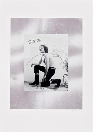 Christian Ludwig Attersee, Der Segelstab Nr. 1 (5-teiliger Fotozyklus), 1972/2003, Foto: 30 × 2 ...