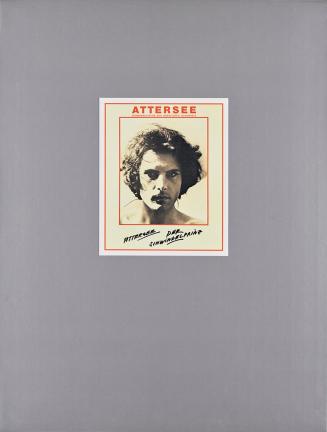 Christian Ludwig Attersee, Der Schwindelprinz, 1967/2003, Kartonkassette mit 13 Fotos, 84 × 65  ...