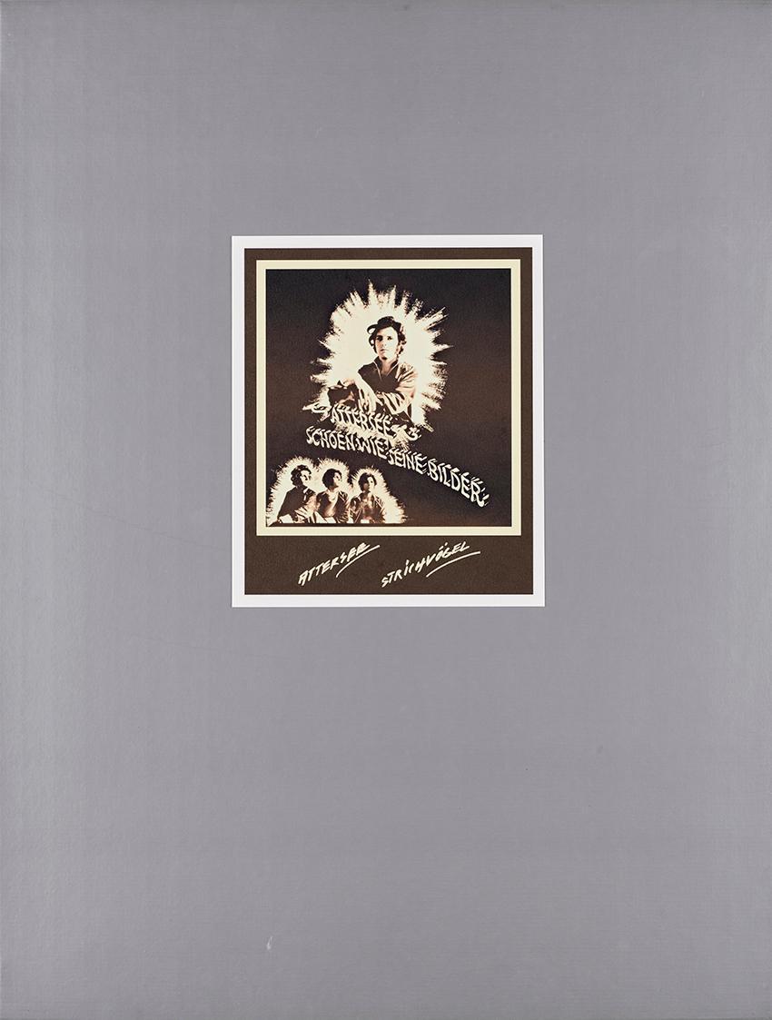 Christian Ludwig Attersee, Strichvögel, 1967/2003, Kartonkassette mit 11 Fotos, 84 × 65 × 4 cm, ...