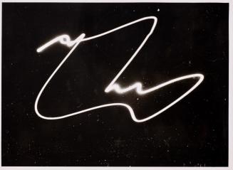 Herbert W. Franke, Analogrechner Oszillogramm, 1953–1955, Darstellungsmaße: 16,7 × 23,4 cm, 201 ...