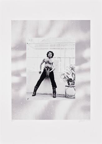 Christian Ludwig Attersee, Die Zebranähe Nr. 5 (5-teiliger Fotozyklus), 1972/2003, Foto: 30 × 2 ...