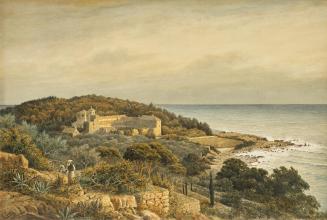 Anton Perko, Lacroma in Dalmatien, 1880, Aquarell auf Papier, 27 x 42 cm, Belvedere, Wien, Inv. ...