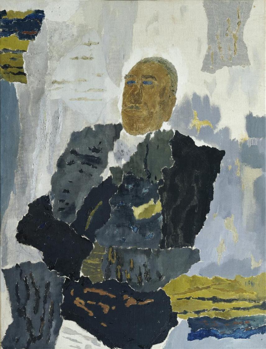 Max Weiler, Dr. Josef Joham, 1957, Öl, Tempera auf Leinwand, 154 x 119 cm, Belvedere, Wien, Inv ...