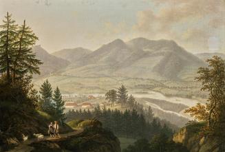 Johann Caspar Rahn, Umgebung der Ruine Habsburg, 1803, Öl auf Leinwand, 54 × 76,5 cm, Belvedere ...