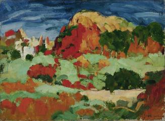 Gerhart Frankl, Landschaft in Tunis, 1923, Öl auf Leinwand, 51 x 70 cm, Belvedere, Wien, Inv.-N ...
