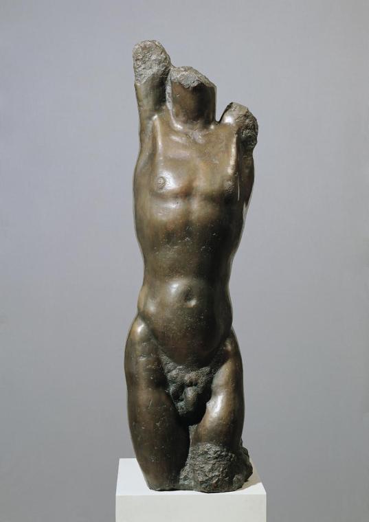 Fritz Wotruba, Torso, 1928–1929, Bronze, Guss 1979 nach Kalksteinfassung, 140 x 44 x 42 cm, Bel ...