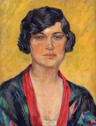 Emilie Dworský, Selbstporträt, undatiert, Öl auf Leinwand, 50 × 41 cm, Belvedere, Wien, Inv.-Nr ...
