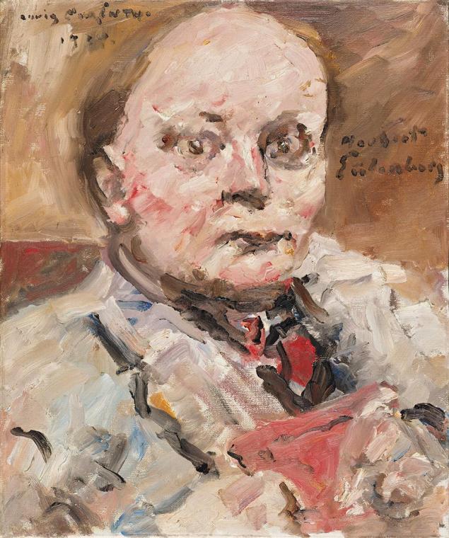 Lovis Corinth, Herbert Eulenberg, 1924, Öl auf Leinwand, 60 x 50 cm, Belvedere, Wien, Inv.-Nr.  ...