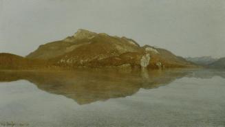 August Schaeffer von Wienwald, Sankt Gilgen, 1900, Öl auf Leinwand, 74 x 128 cm, Belvedere, Wie ...