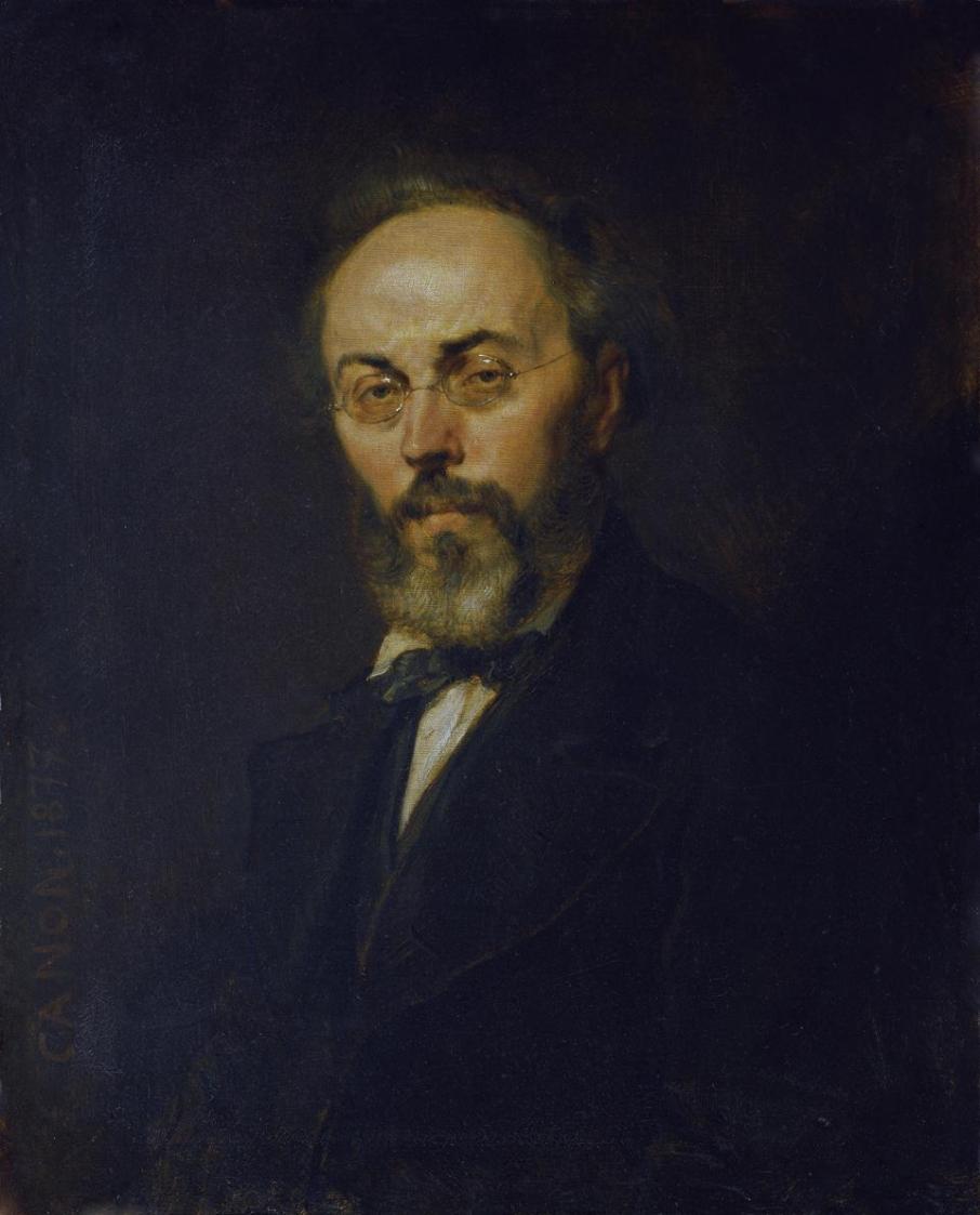 Hans Canon, Der Reichsratabgeordnete Georg Granitsch (1833-1903), 1877, Öl auf Leinwand, 71 x 5 ...