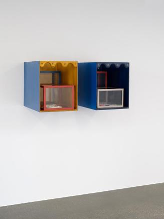 Christine Hohenbüchler, er()lernen, 1990, Mixed Media, je: 50,5 × 40 × 65,5 cm, Belvedere, Wien ...