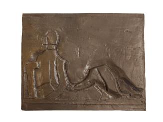 Fritz Wotruba, Kleines Relief, 1951/1953, Bronze, 17 × 22 × 2 cm, Belvedere, Wien, Inv.-Nr. FW  ...