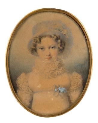 Zuschreibung an Jean Baptiste Isabey, Maria Eleonora Gräfin Fuchs, geb. von Gallenberg, um 1815 ...