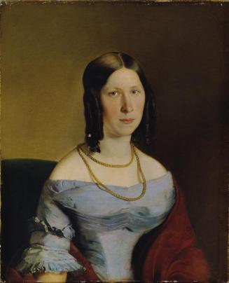 Eduard Swoboda, Damenbildnis, Öl auf Leinwand, 74 x 59 cm, Belvedere, Wien, Inv.-Nr. 5248