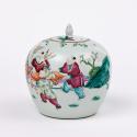 Chinesische Vase mit Deckel, undatiert, Porzellan, 24 × 21 × 21 cm, Belvedere, Wien, Inv.-Nr. 7 ...