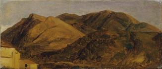Carl Rahl, Italienische Landschaft, Öl auf Leinwand, 17 x 39 cm, Belvedere, Wien, Inv.-Nr. 5214