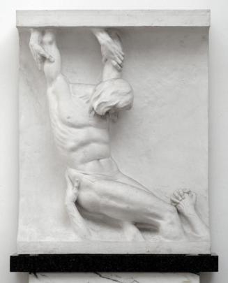 Gustinus Ambrosi, Kreuzabnahme, 1949, Gips auf Marmor/ Granit-Postament, 108 x 85 cm, Belvedere ...