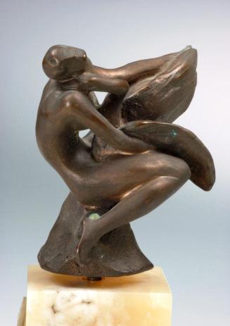Gustinus Ambrosi, Leda mit dem Schwan, 1920, Bronze, H: 7,5 cm, Belvedere, Wien, Inv.-Nr. A 115