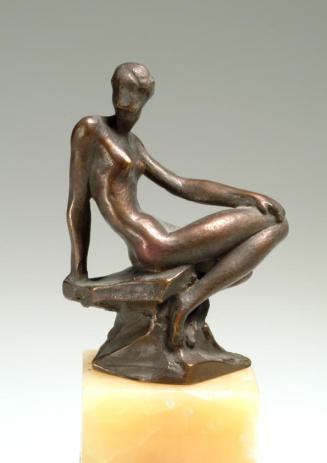 Gustinus Ambrosi, Diana, um 1920, Bronze, H: 8 cm, Belvedere, Wien, Inv.-Nr. A 117