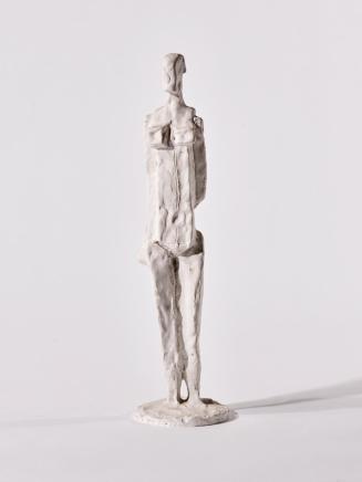 Fritz Wotruba, Kleine stehende weibliche Figur, 1948, Gipsguss nach Tonmodell, 33 × 8,5 × 9 cm, ...