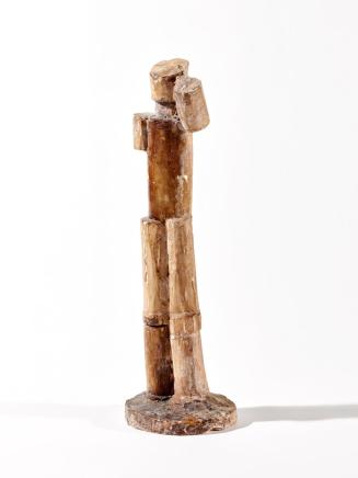 Fritz Wotruba, Kleine stehende Figur II, mit Armstümpfen, 1958, Gipsguss nach Tonmodell, 39,5 × ...