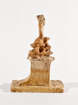 Fritz Wotruba, Figur mit Sockel, 1969, Gipsguss nach Tonmodell, 25,5 × 13 × 18,5 cm, Belvedere, ...
