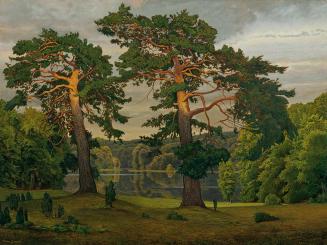 Max Zaeper, Kiefern am Waldrand, 1900–1920, Öl auf Leinwand auf Holz, 153 × 207,5 cm, Belvedere ...