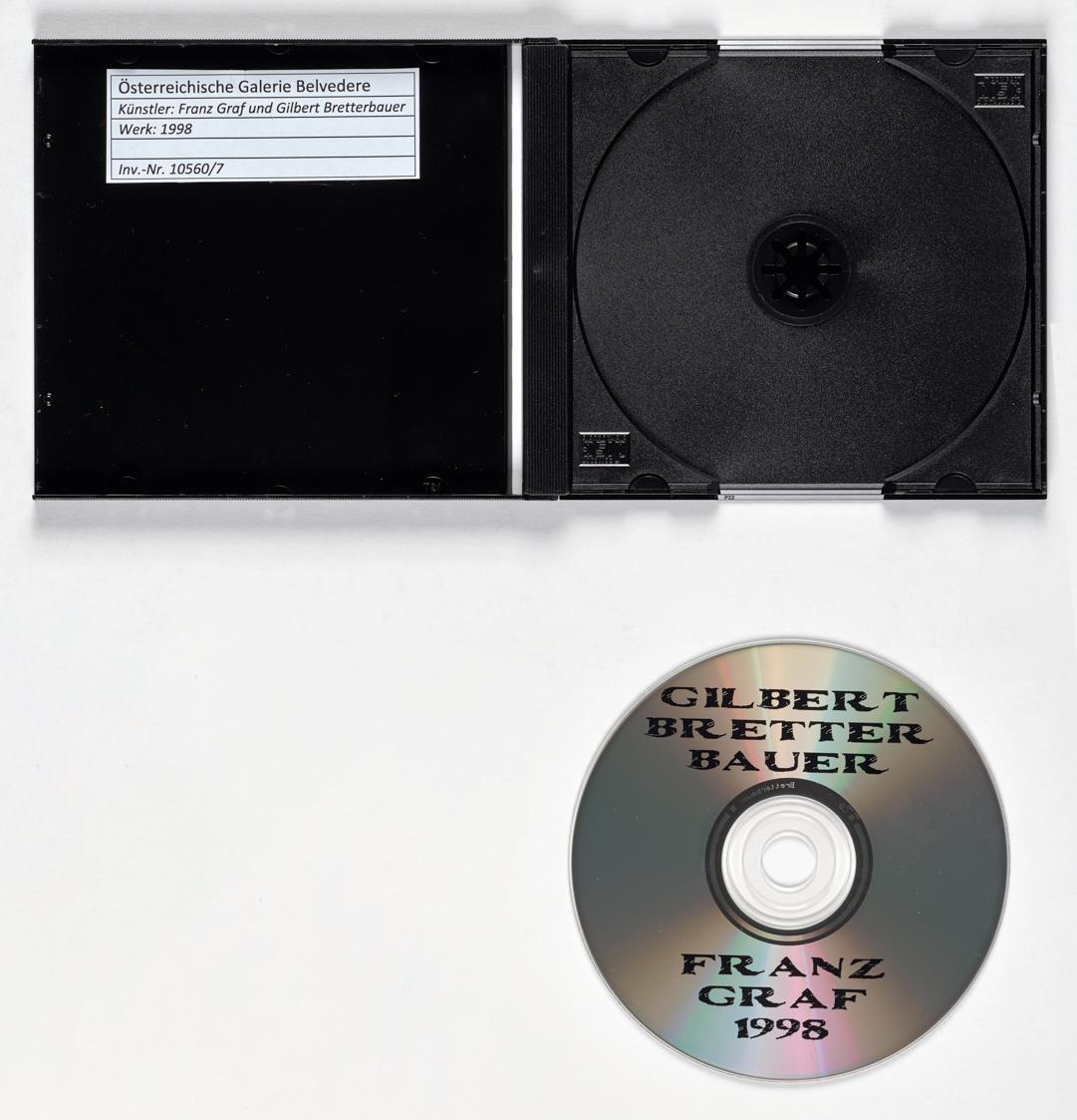 Franz Graf, 1998, 1998, Audio-CD mit15 Tracks, Belvedere, Wien, Inv.-Nr. 10560/7