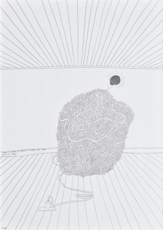 Werner Reiterer, Ohne Titel, 2007, Bleistift auf Papier, 70 × 50 cm, Belvedere, Wien, Inv.-Nr.  ...