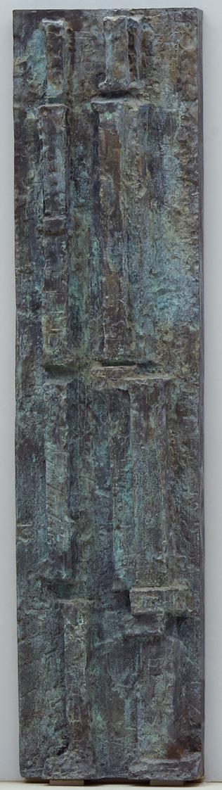 Fritz Wotruba, Marburger Relief (zweite Platte von acht Reliefplatten), 1963/1964, Bronze, 163, ...