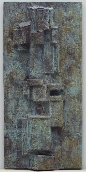 Fritz Wotruba, Marburger Relief (fünfte Platte von acht Reliefplatten), 1963/1964, Bronze, 162, ...