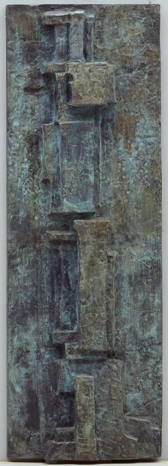 Fritz Wotruba, Marburger Relief (sechste Platte von acht Reliefplatten), 1963/1964, Bronze, 163 ...