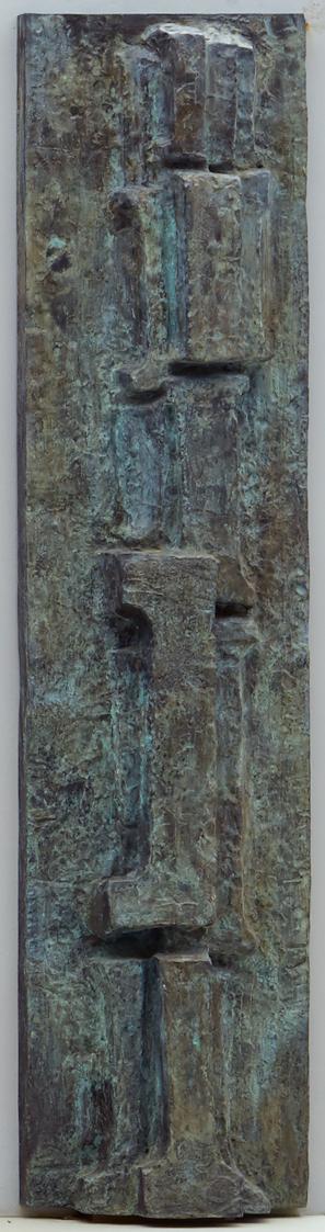 Fritz Wotruba, Marburger Relief (achte Platte von acht Reliefplatten), 1963/1964, Bronze, 164 × ...