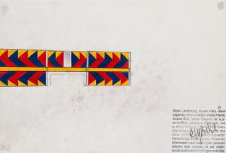 Roland Goeschl, Ohne Titel, 1977, Bleistift und Buntstift auf Papier, 20 × 29,5 cm, Belvedere,  ...