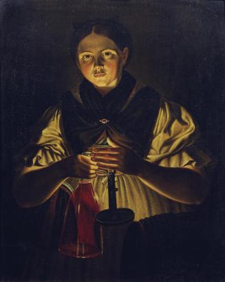 Georg Wachter, Anna Schaffenrath, Öl auf Holz, 40,5 x 32 cm, Belvedere, Wien, Inv.-Nr. 8510b