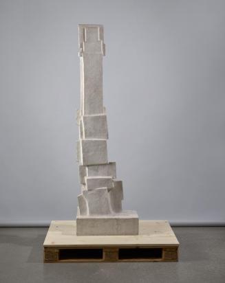 Fritz Wotruba, Große stehende Figur, 1966, Carrara Marmor, 195,5 × 27 × 58 cm, 240 kg, Belveder ...