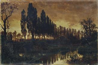 Ferdinand Knab, Bayrische Landschaft, 1886, Öl auf Leinwand, 63 x 95,5 cm, Belvedere, Wien, Inv ...