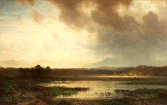 Dietrich Langko, Partie im Moor bei Seeshaupt, 1859, Öl auf Leinwand, 87 x 136 cm, Belvedere, W ...
