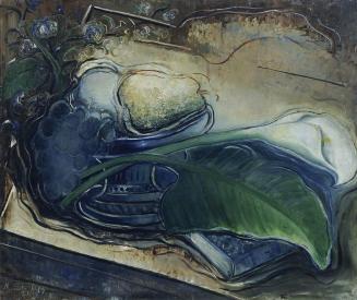 Marc Sterling, Stillleben mit Kallablüte, 1929, Öl auf Leinwand, 54 x 65 cm, Belvedere, Wien, I ...